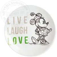 Egan Disney Bord Minnie Mouse Live Laugh Love 27cm