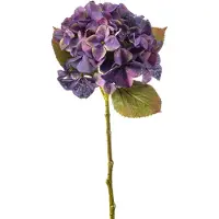 Emerald - Kunstbloem Hortensia steel 47cm paars - Kunstplant voor binnen