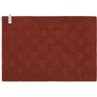 Knit Factory Placemat Uni - Roest - 50x30 cm