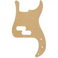 Fender 95634049 pickguard 1958 Precision Bass, 10 screw holes, 1-ply, gold anodized