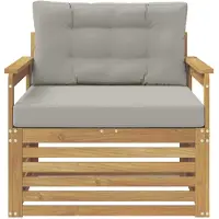 vidaXL Buitensofa Polyester Wit