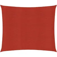vidaXL Zonnezeil 160 g/m² 4x4 m HDPE rood
