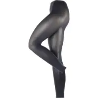 Esprit Cotton eenkleurig katoen legging dames blauw - maat 42-44