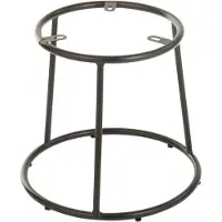 J-Line Frame Lage Kruk Metaal Zwart