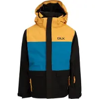 Trespass - "Garcia" ski-jas voor kinderen, model TP6105 (maat 128), zwart/geel/blauw