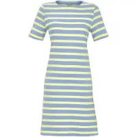 Ringella Katoen gestreept nachthemd blauw | Maat 46