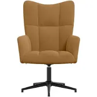vidaXL Relaxstoel fluweel bruin