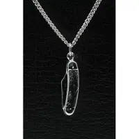 MOOYE ® - Collectie Zilveren Zakmes ketting hanger