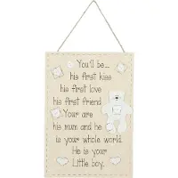 Clayre & Eef Tekstbord 17x24 cm