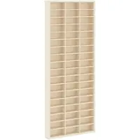 vidaXL Wanddisplaykast Muurmontage Beige 30 x 4,5 x 75 cm Bewerkt hout