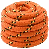vidaXL Boottouw 5 mm 25 m Oranje