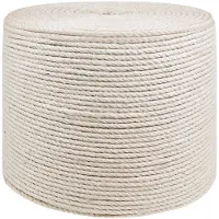 vidaXL Jute Touw 8 mm Wit 100% Tossa jute
