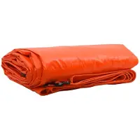 vidaXL Zeil 650g / m² Oranje 4 x 7 m Canvas met PVC-coating