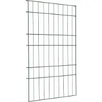 vidaXL Set van 8 omheiningselementen voor vijver, 50 x 80 cm, staal, groen