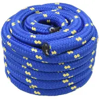 vidaXL Boottouw 5 mm 10 m Blauw