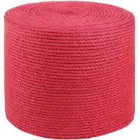 vidaXL Jute Touw 6 mm Rood 100% Tossa jute