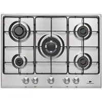 Continental Edison 5 burner hob - Gas including 1 stainless steel triple crown