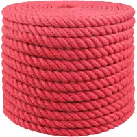 vidaXL Jute Touw 24 mm Rood 100% Tossa jute