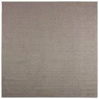 vidaXL Binnen kleed LUGO Crème en Taupe 240 x 240 cm Polyester