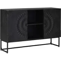 vidaXL Dressoir Zwart 105 x 30 x 68 cm