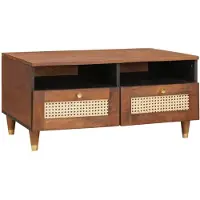 vidaXL Salontafel 80 x 54 x 40 cm Massief Mango Hout