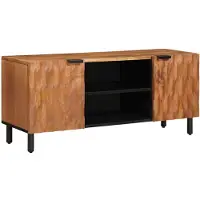 vidaXL TV Kast met plank Acacia Bruine Afwerking 105 x 33 x 46 cm
