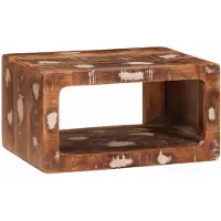 vidaXL Nachtkastje Bruin 45 x 30 x 24 cm Massief Gerecycleerd Hout