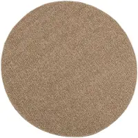 vidaXL Binnen- en buitenkleed AGIRA Naturel Ø 120 CM Polyester