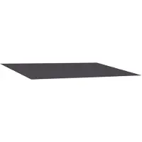 vidaXL Vervangingsdoek voor zonnescherm Antracietkleurig 500 × 350 cm