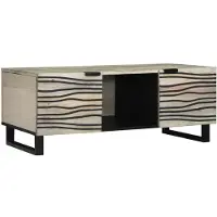 vidaXL Salontafel, wit, 100 x 54 x 40 cm, houtvezel