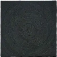 vidaXL Vloerkleden Donkergrijs 200 x 200 cm Jute