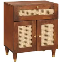 vidaXL Nachttafels 50 x 33 x 60 cm Massief Mango Hout
