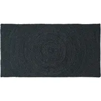 vidaXL Vloerkleden Donkergrijs 100 x 200 cm Jute