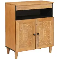 vidaXL Dressoir, 60 x 33 x 75 cm, massief mangohout