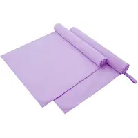 vidaXL Sporthanddoeken 2 st Paars 180 x 90 cm Polyester en polyamide