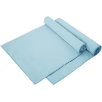 vidaXL Sporthanddoeken 2 st Blauw 140 x 70 cm Polyester en polyamide