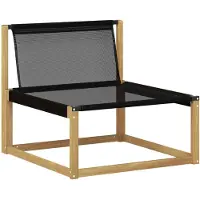 vidaXL Buiten bank set Massief Acaciahout en Textilene Wit