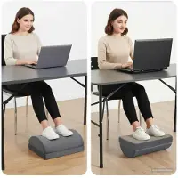vidaXL 44 x 29 x 17 cm Stevig PU Schuim Grijs