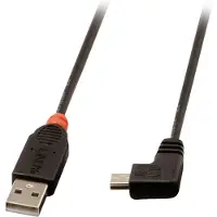 Lindy Kabel USB 2.0a naar Mini USB B LINDY 31972 2 m Zwart