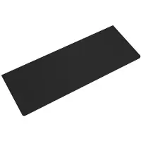 Saniclass Tops Topblad - 140x1.2x46cm - afgeronde hoeken - mat zwart