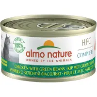 Almo Nature HFC Complete Kattenvoer Nat Graanvrij Kip & Groene Bonen 70 gr