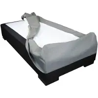 Slaaploods.nl Boxspring Hoes - 120 x 200 cm - Hoogte 20 cm - Grijs I91