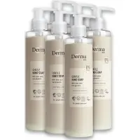 Derma Eco Vloeibare Handzeep - Hypoallergeen - Parfumvrij - Zacht voor Gevoelige Huid - Hypoallergeen - 6 x 250 ml