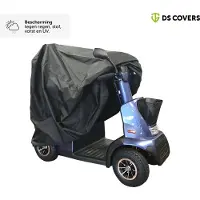 Ds Covers GOLF Scootmobielhoes Buiten – Waterdicht – UV-bestendig – All Weather – Beschermhoes Scootmobiel – Zwart – Maat M –