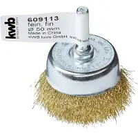 Kwb Komborstel, gegolfde messing draad, voor gebruik met boormachines en accuschroevendraaiers 609113 1 stuk(s)