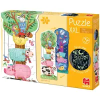 Jumbo - Puzzle XXL - Dag en Nacht - Kinderpuzzel - 27 stukjes