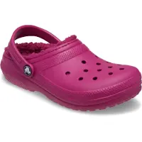 Crocs - Kid's Classic Lined Clog - Pantoffels C12, purper