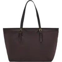 Mango Shopper 'SAND' donkerbruin