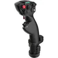 Moza Racing MHG Flightstick – Carbon Fiber - Hall-Effect Sensor - Programmeerbare Knoppen - Voor Basis - PC