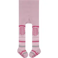 Falke Multi Stripe Noppen op de zool katoen panty baby roze - maat 80-92